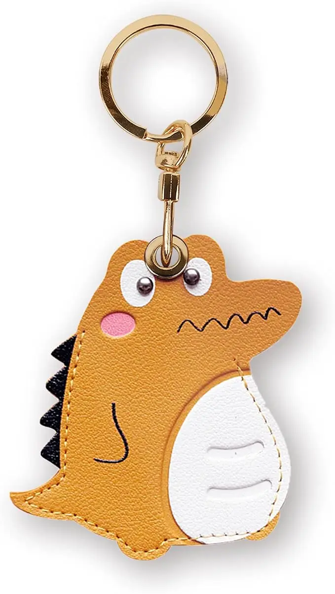 Leather Keychain Case Holder Compatible