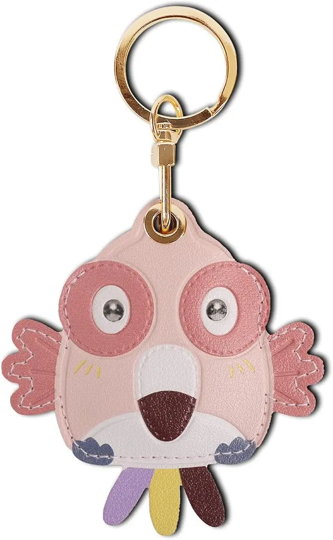 Leather Keychain Case Holder Compatible