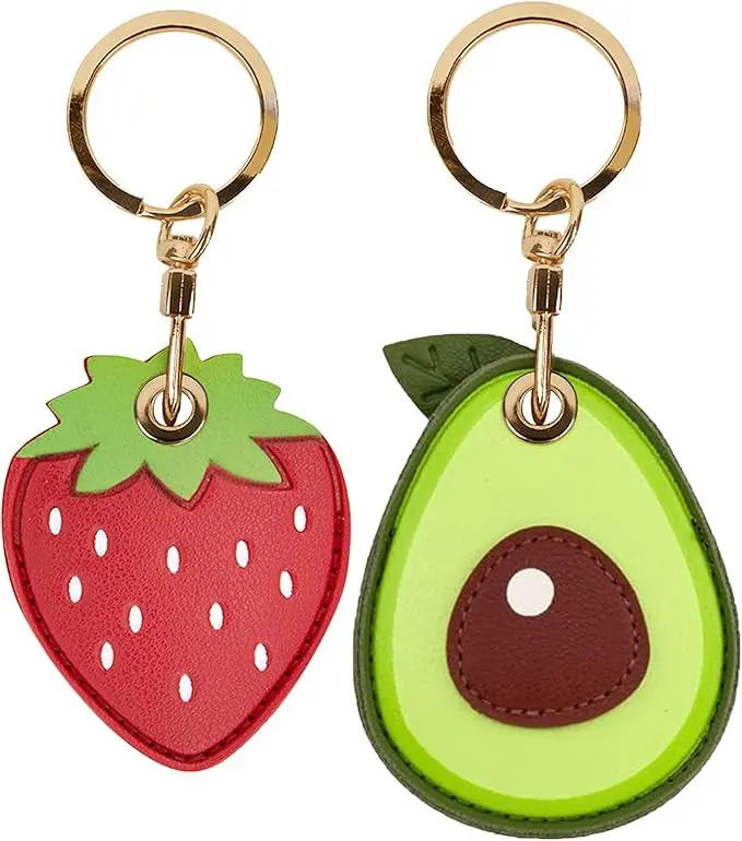 Leather Keychain Case Holder Compatible
