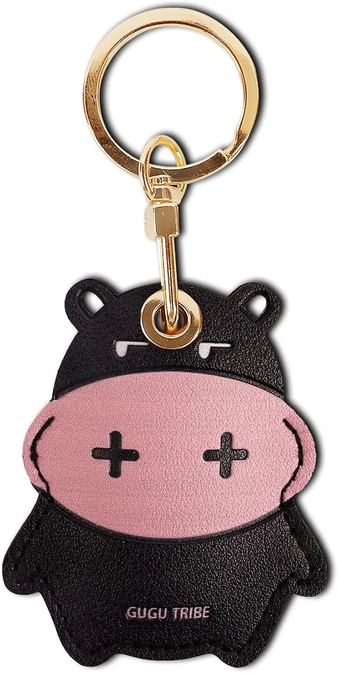 Leather Keychain Case Holder Compatible
