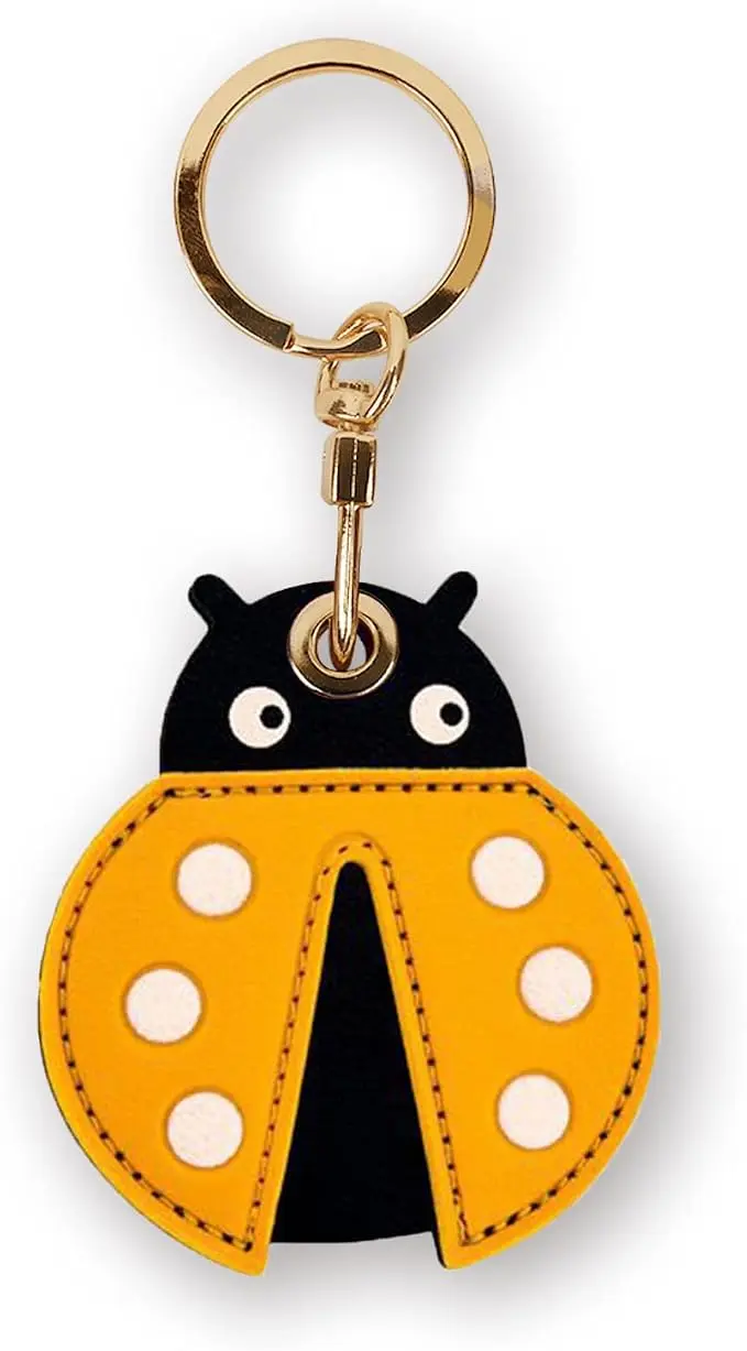 Leather Keychain Case Holder Compatible