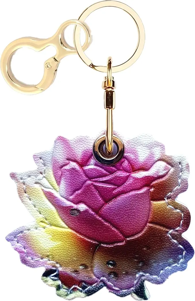 Leather Keychain Holder Case Compatible