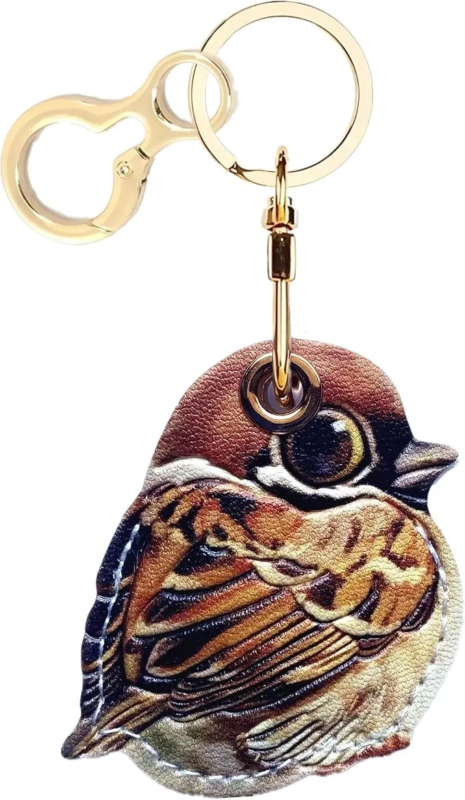 Leather Keychain Holder Case Compatible