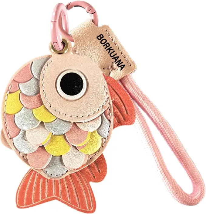 Leather Keychain Holder Case Compatible