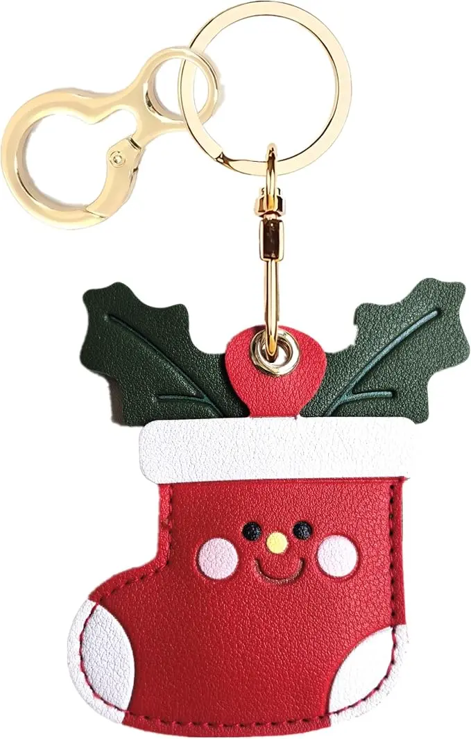 Leather Keychain Holder Case Compatible