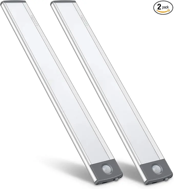 LED Motion Sensor Light, Under Counter Lighting, Wireless USB Rechargeable