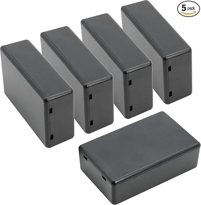 LeMotech 5 Pieces Plastic Project Boxes Junction Case