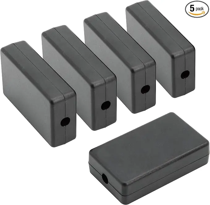 LeMotech 5Pcs ABS Plastic Electrical Project Case Power Junction Box, Project