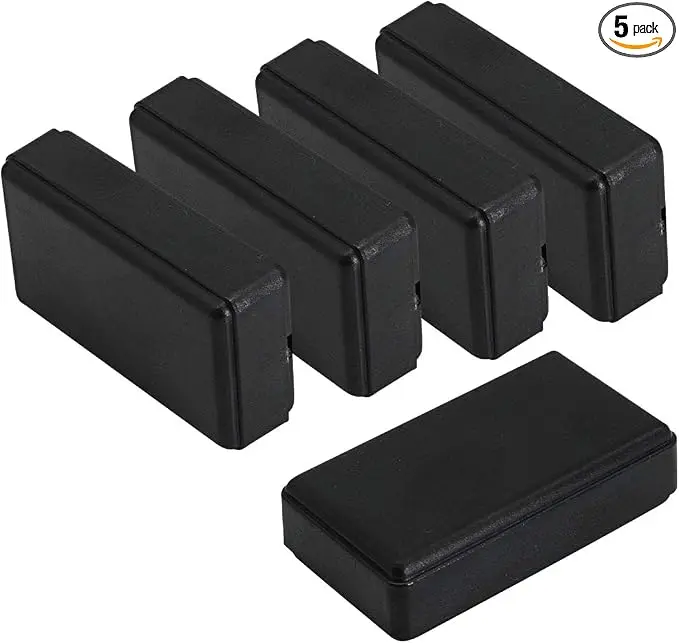 LeMotech 5Pcs ABS Plastic Electrical Project Case Power Junction Box, Project