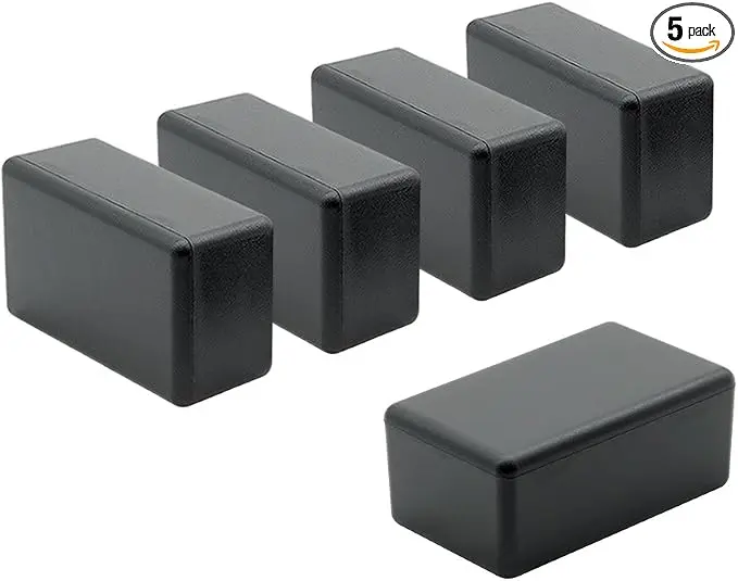 LeMotech 5Pcs ABS Plastic Electrical Project Case Power Junction Box, Project