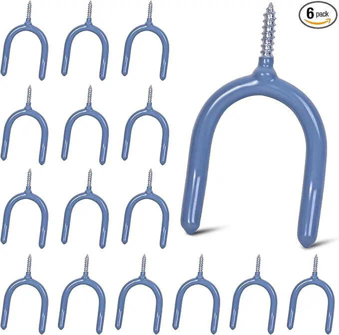 Lian.Ripple.Lian16 Pack Garage Storage System Steel U Hooks