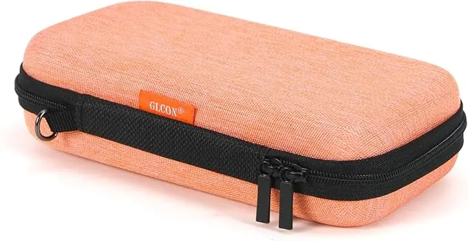 Light-Orange Small Carrying Case Universal Travel Case
