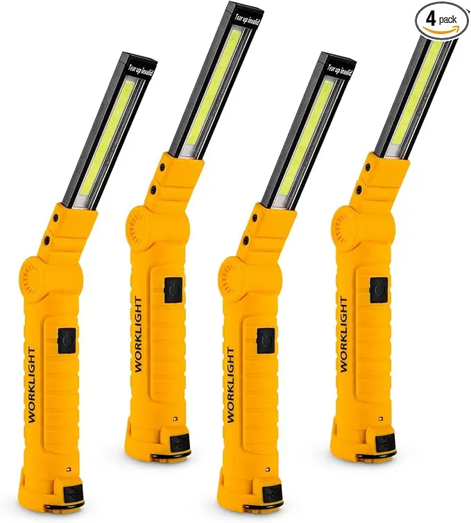 Lmaytech 4 Pack Rechargeable LED Work Lights