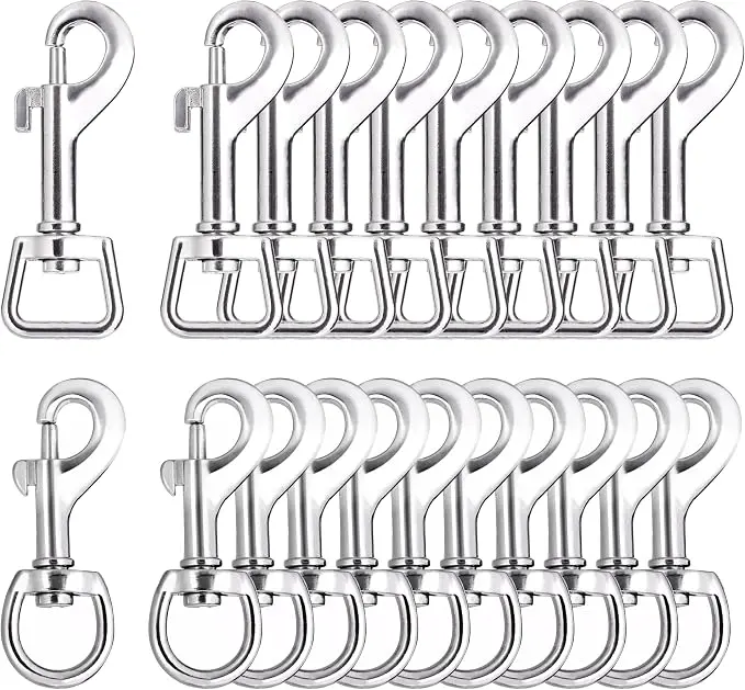 Lucky Goddness 20pcs Swivel Snap Hooks