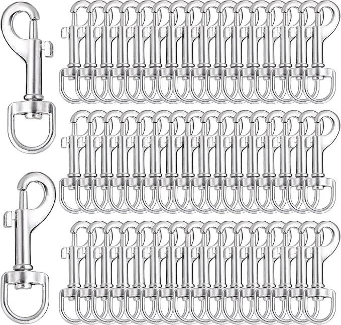 Lucky Goddness 50pcs Swivel Snap Hooks