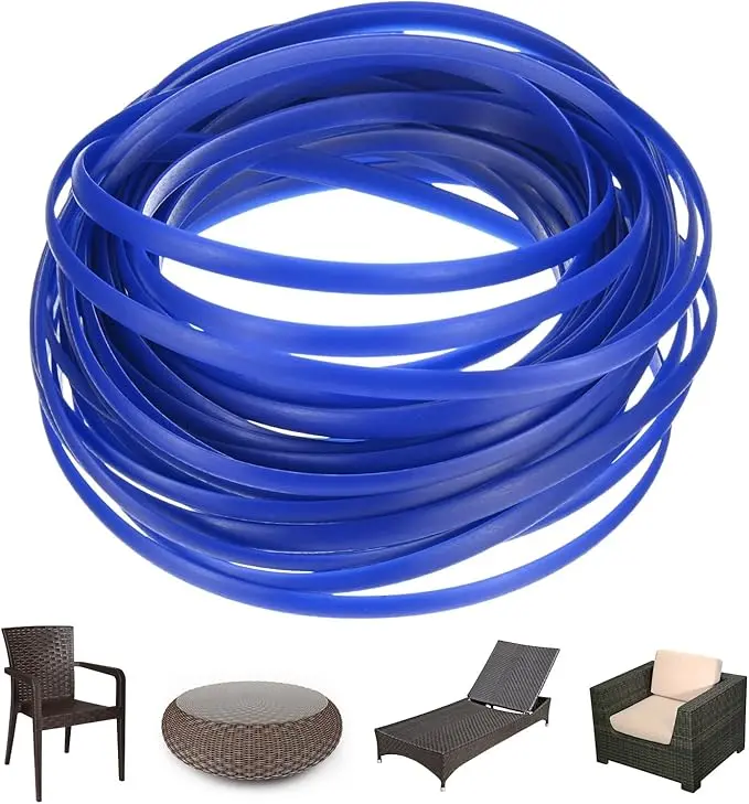 M METERXITY 1-Pack Wicker Repair Kit, 5mm x 33ft/10m Plastic Flat Rattan
