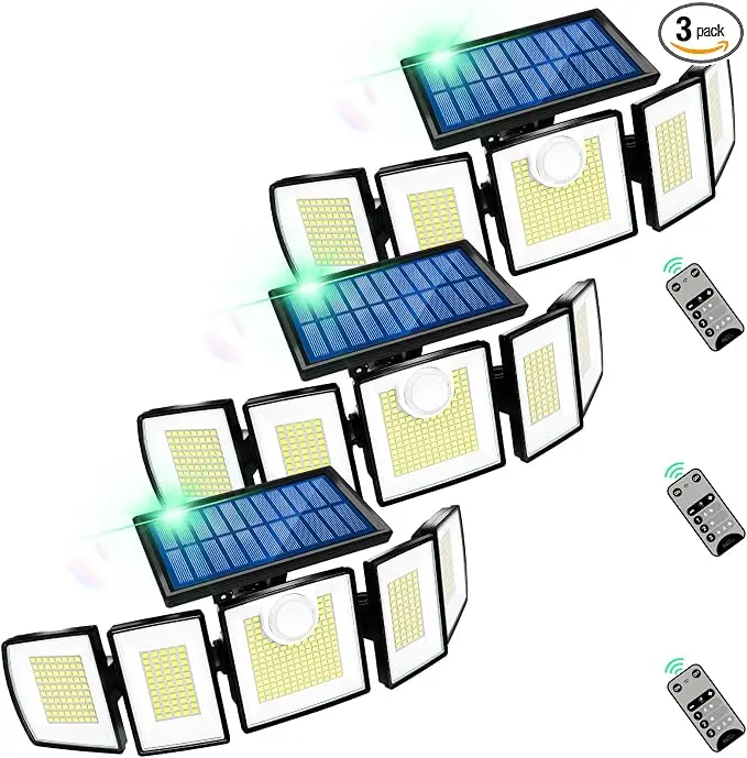 MDCMDCM Outdoor Solar Light Motion Sensor Waterproof
