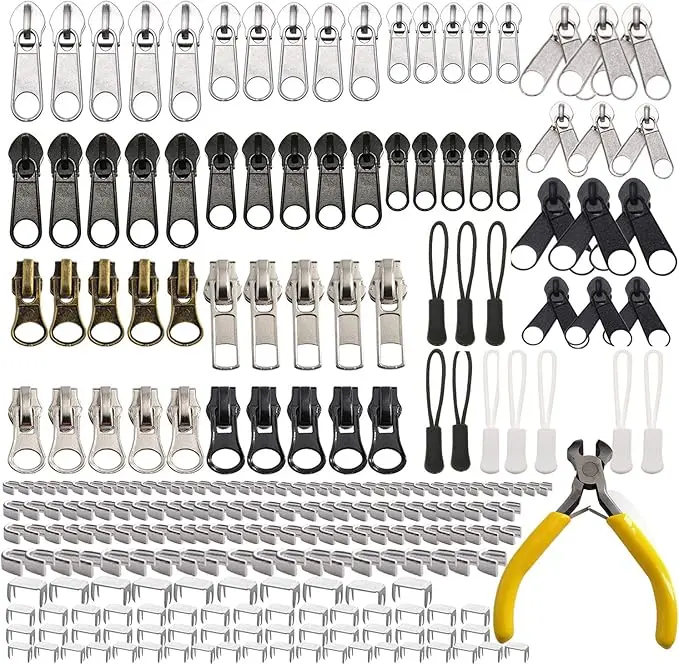 Meikeer 252-Piece Zipper Repair Kit