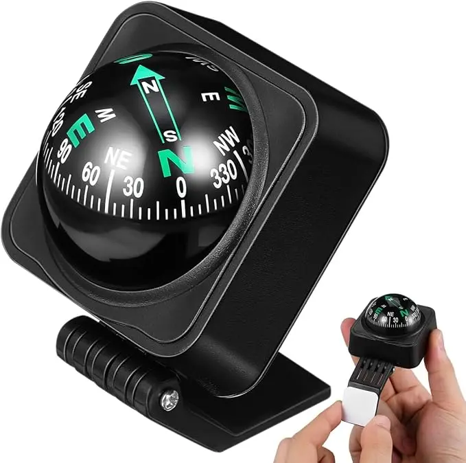 Milisten Car Compass Ball for Dashboard