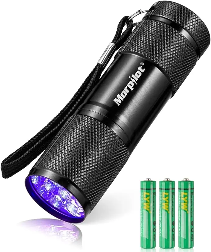 Morpilot Black Light Flashlight Mini UV Flashlight