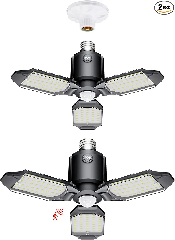 Motion Sensor Garage Light, 80W Garage Lights Ceiling Led Motion Activated