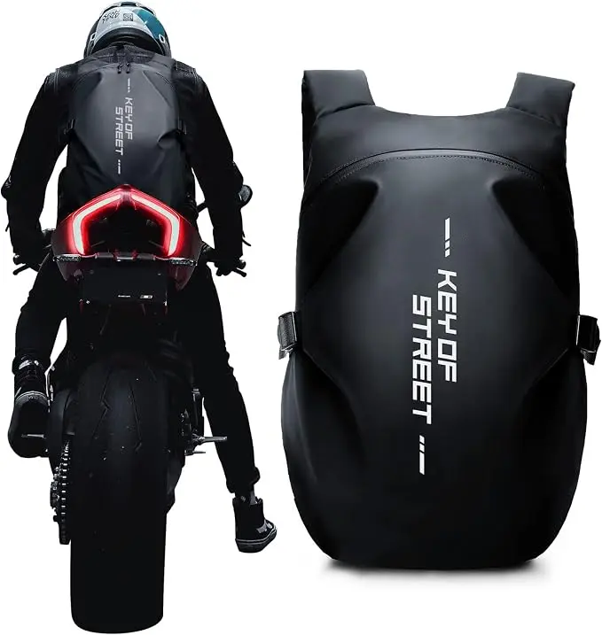 Motorcycle Backpack, waterproof helmet backpack
