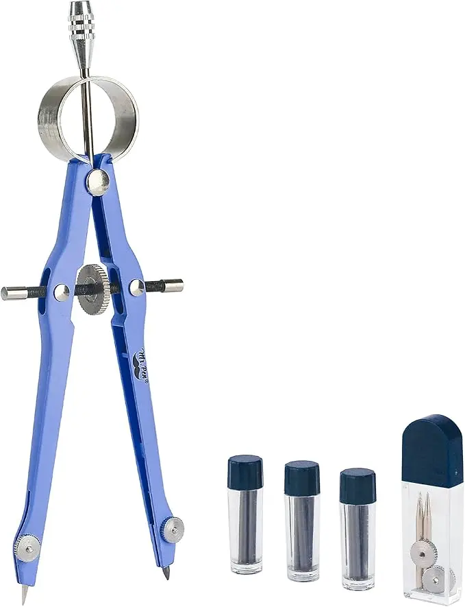 Mr. Pen- Professional Compass for Geometry, Metal Compass