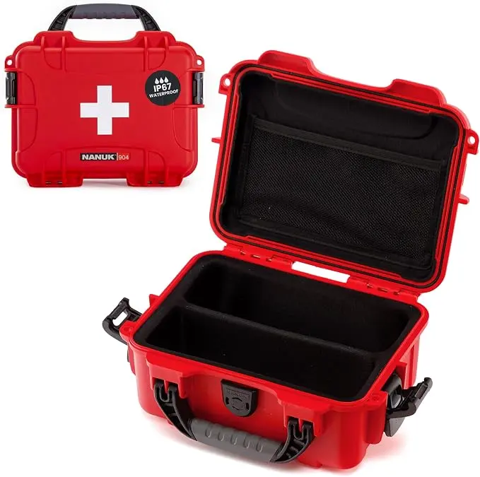 NANUK 904 Waterproof First Aid Box Empty