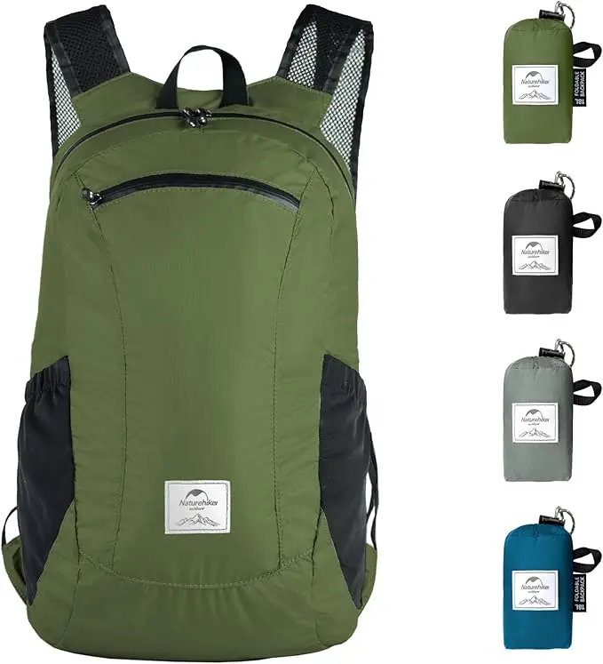 Naturehike 18L Lightweight Hiking Daypack, Waterproof Camping Packable Backpack