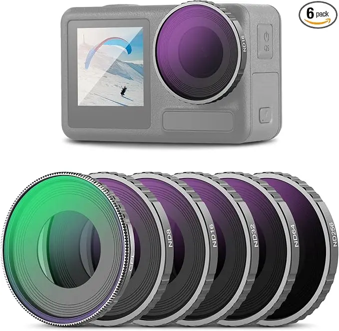 NEEWER 6 Pack ND Filter Set Compatible