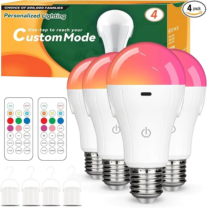 Neporal MagicGlow Rechargeable Light Bulb