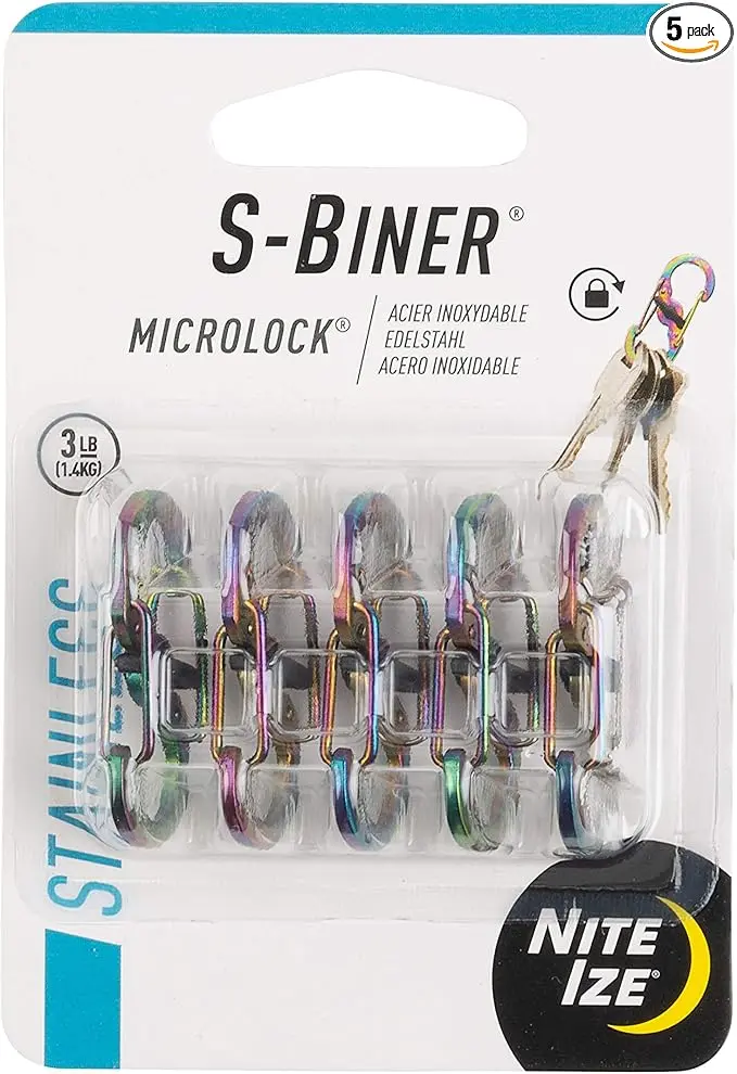Nite Ize S-Biner MicroLock Stainless Steel