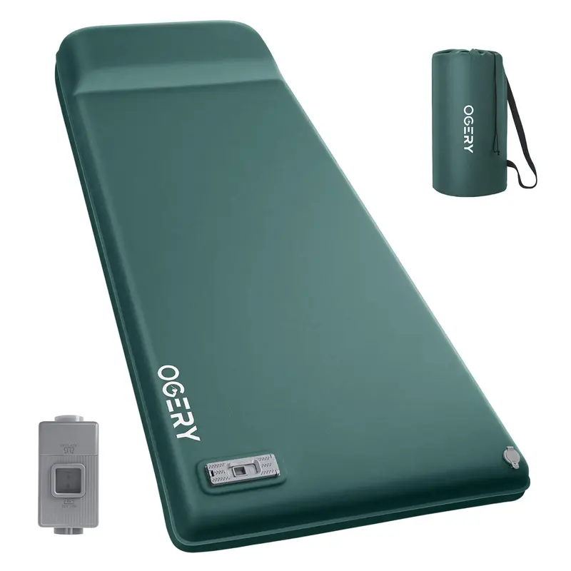 OGERY Self Inflating Sleeping Pad with Electric Pump, Memory Foam
