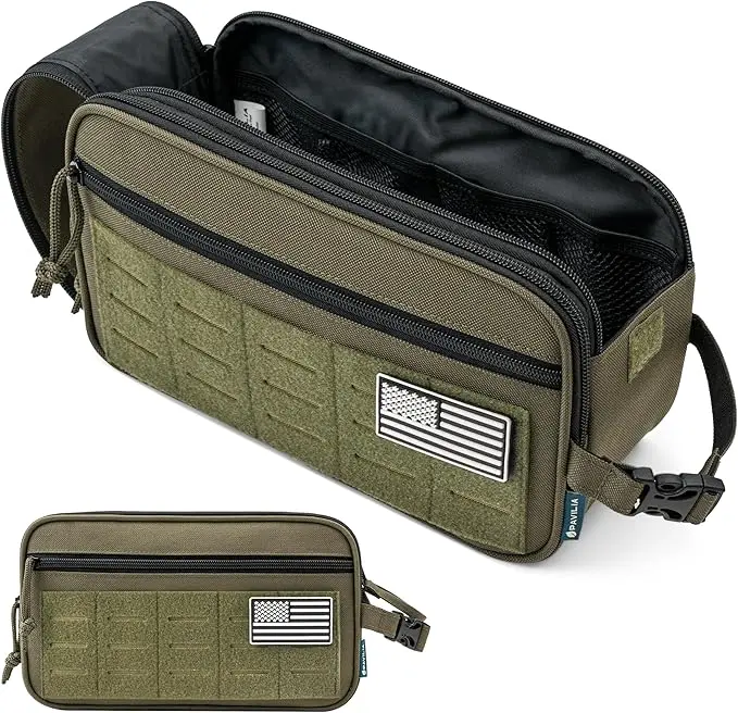 PAVILIA Extra Large Tactical Toiletry Bag