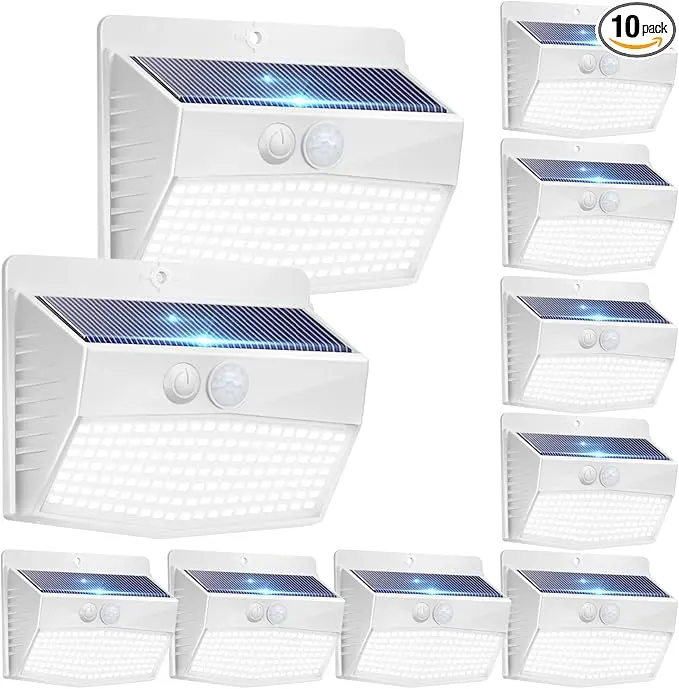 Peasur Solar Lights Outdoor Motion Sensor Solar Security Lights