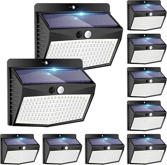 Peasur Solar Outdoor Lights, Solar Motion Sensor Security Lights