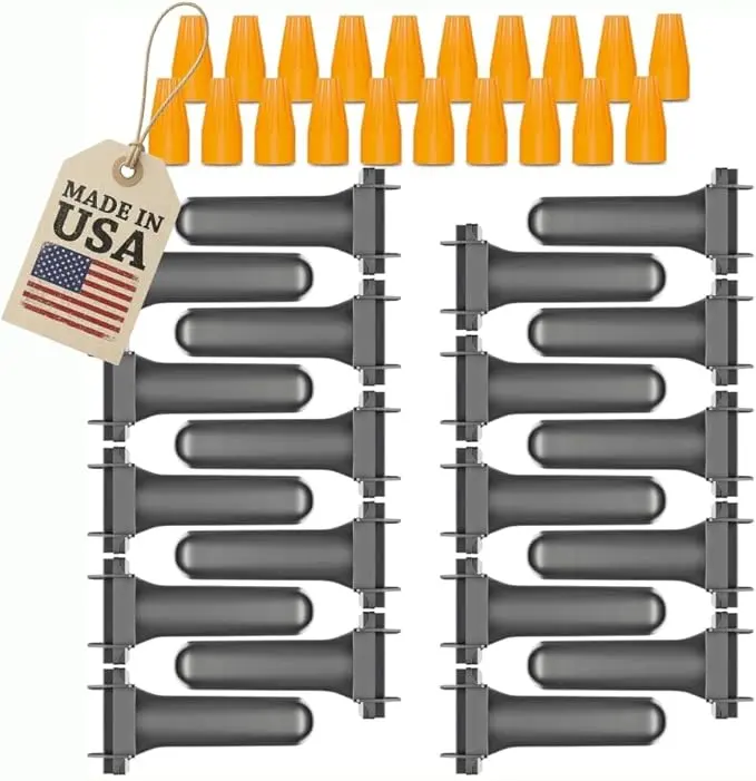 PetsTEK 20 Pack Direct Bury Waterproof Wire Splice Kit, Wire Nut Electrical