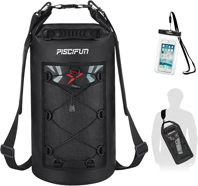 Piscifun Dry Bag, Waterproof Floating Backpack 10L/20L/30L/40L
