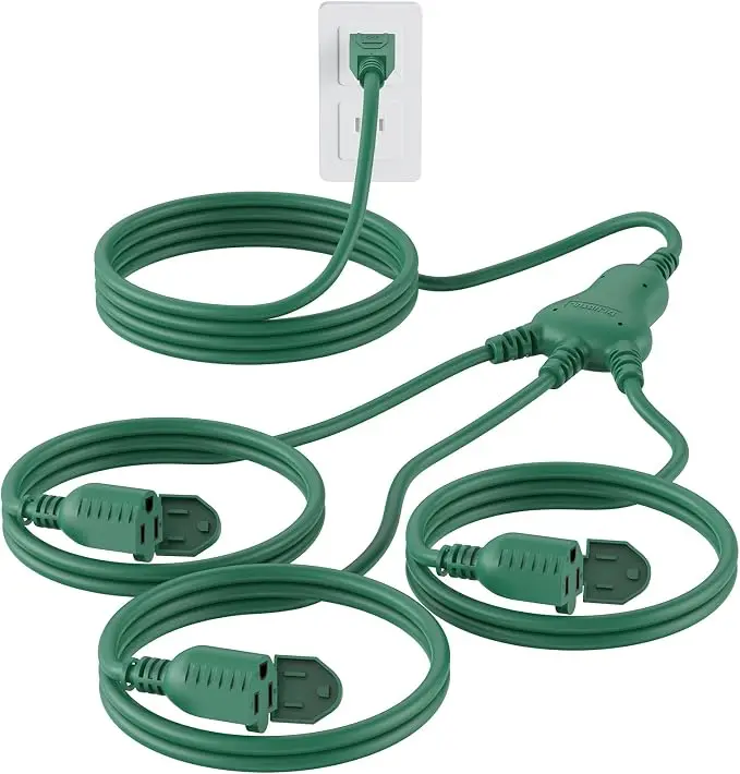 PLUGTUL 27FT Outdoor Extension Cord