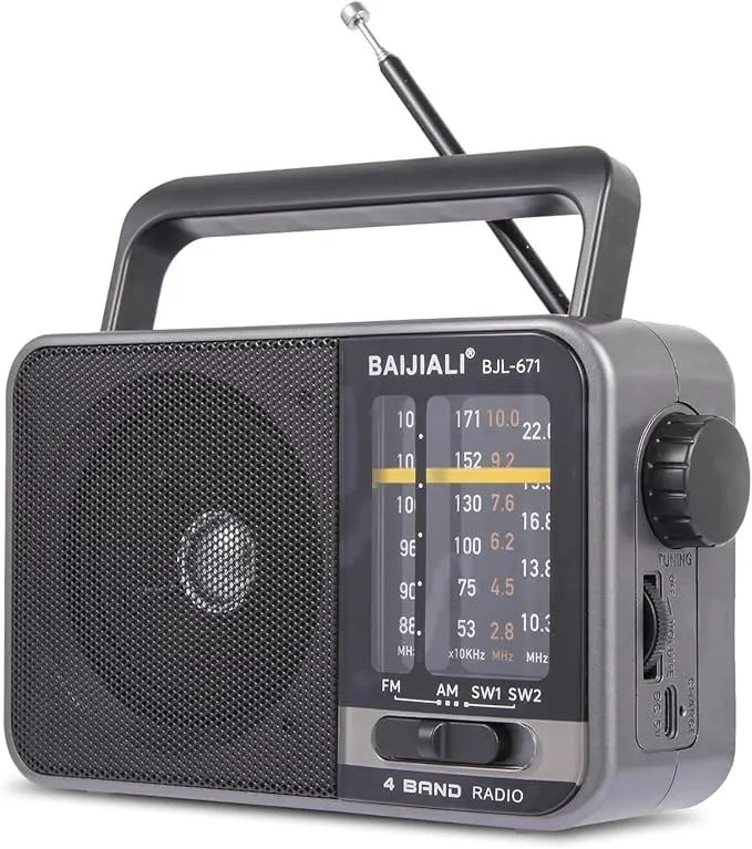 Portable AM/FM Transistor Radio