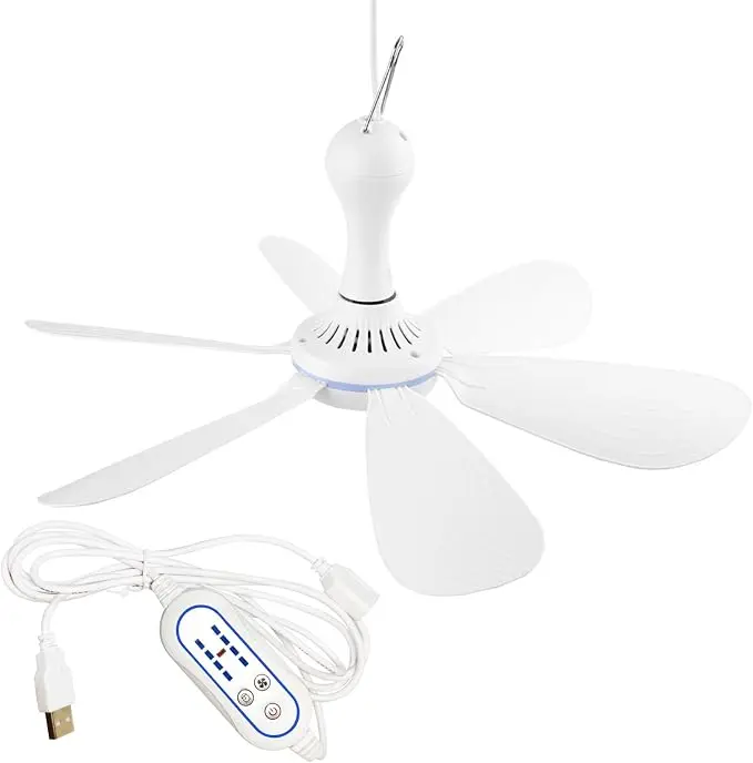 Portable Ceiling Fan USB Powered Canopy Fan