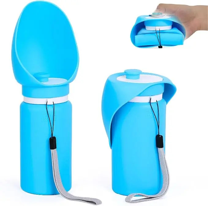 Portable Collapsible Dog Water Bottle - 550ml