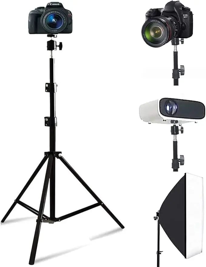 Projector Floor Stand, Folding Portable Tripod Mount