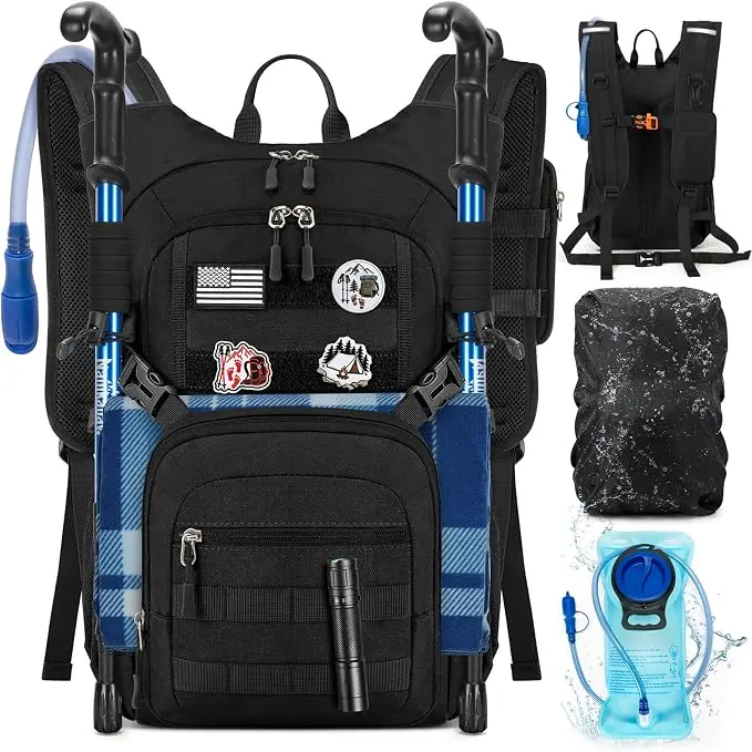 RAINSMORE Tactical Hydration Backpack 18L
