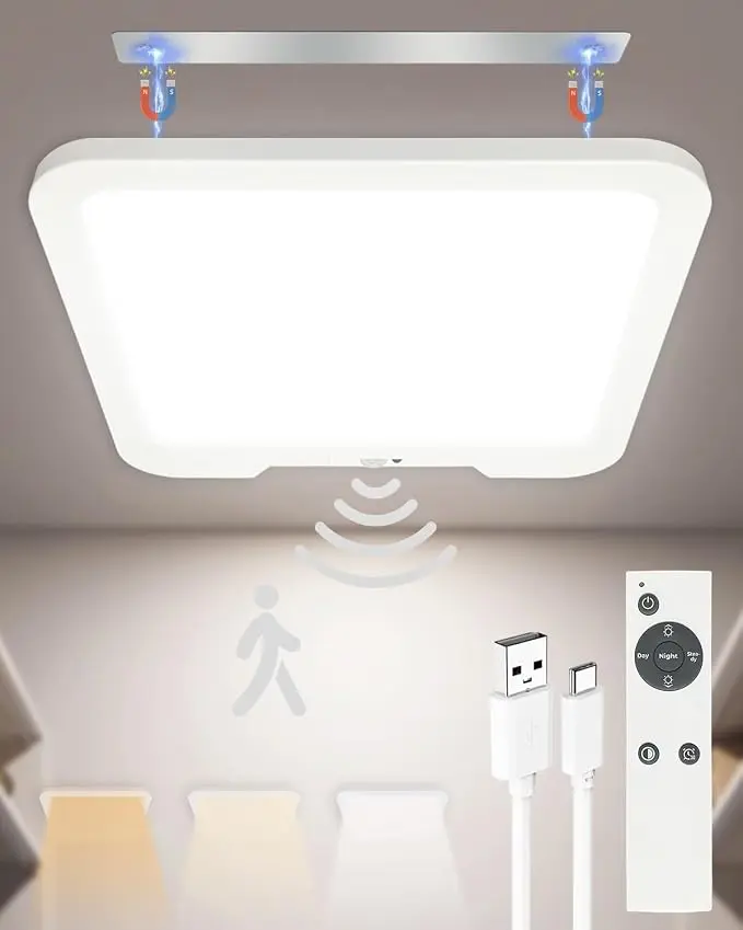 Rechargeable Motion Sensor Ceiling Light