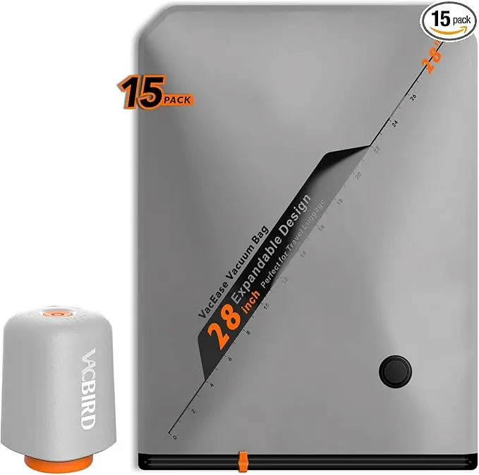 Rechargeable Wireless Pump Travel Storage Bags Set