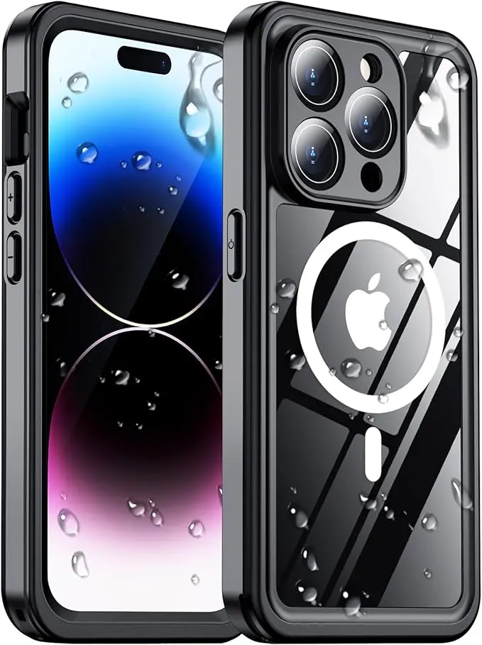 Red2Fire 2025 New Designed for iPhone 14 Pro Max Case Waterproof, Phone Case
