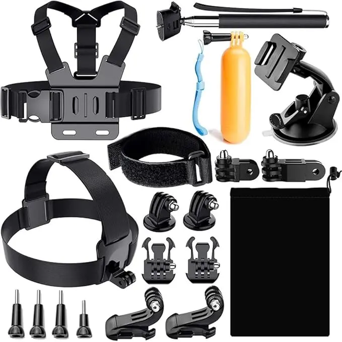 Reflex Camera 19-in-1 Action Camera Accessories Kit Compatible