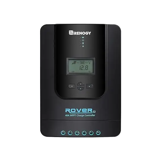 Renogy Solar Charge Controller Rover 40A 12V24V Auto Parameter DC Input MPPT