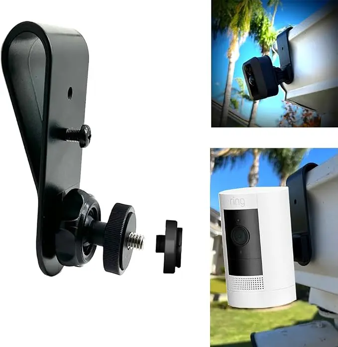 Rigid Rain Gutter Mount for Security Camera